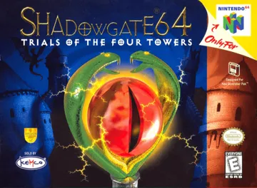 Shadowgate 64 - Trials of the Four Towers (USA) (En,Es) box cover front